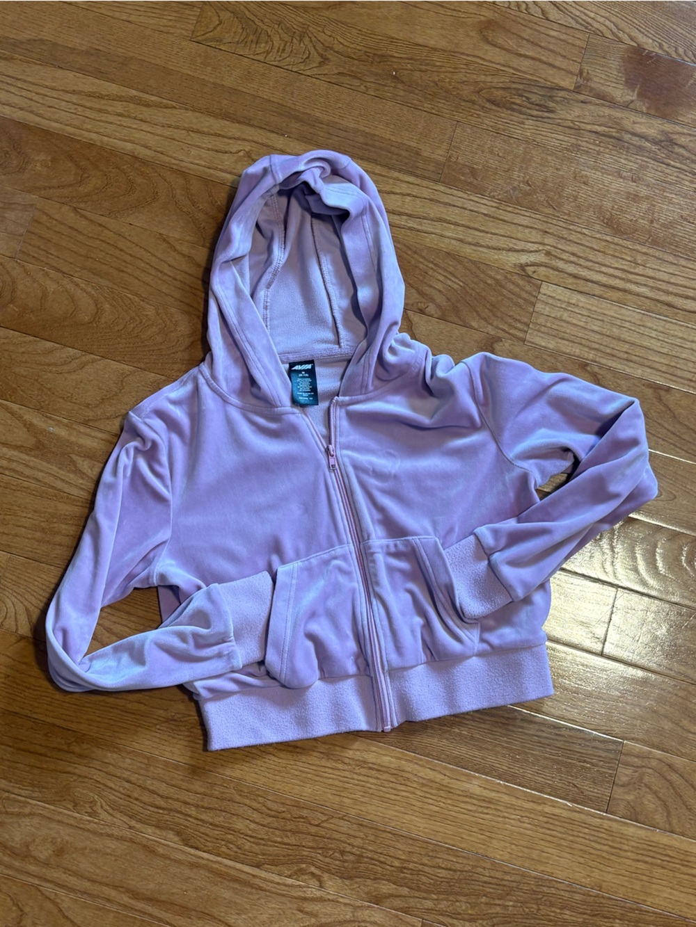 Lavender Zip-Up Hooded Jacket - Aviva